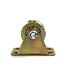 1.2 inch U type colorful steel pulley casters